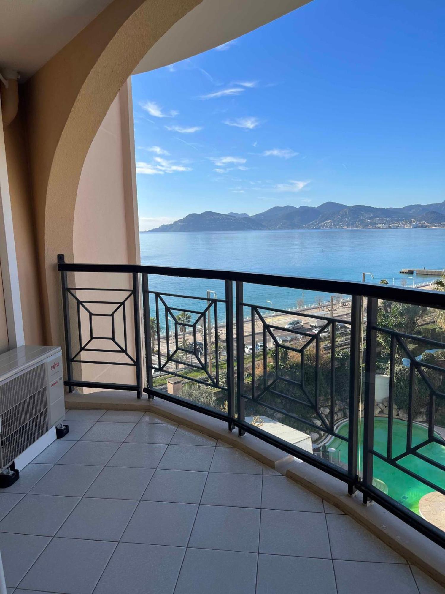 Cannes Apartment With Sea View, Aircondition And Parking 외부 사진